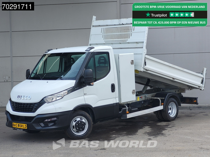 Iveco Daily 35C14 Open Laadbak met Kist Dubbellucht 3,5t Trekhaak Airco Cruise Euro6 Pritsche Pickup Open Box 2m3 Airco Trekhaak Cruise cont - Комбе со отворен сандак: слика 1 Iveco Daily 35C14 Open Laadbak met Kist Dubbellucht 3,5t Trekhaak Airco Cruise Euro6 Pritsche Pickup Open Box 2m3 Airco Trekhaak Cruise cont - Комбе со отворен сандак: слика 1