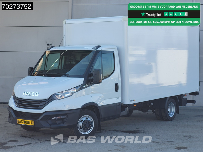Комбе фургон Iveco Daily 35C16 Automaat Laadklep Bakwagen Airco Camera Dubbellucht Meubelbak Koffer 19m3 Airco: слика 1