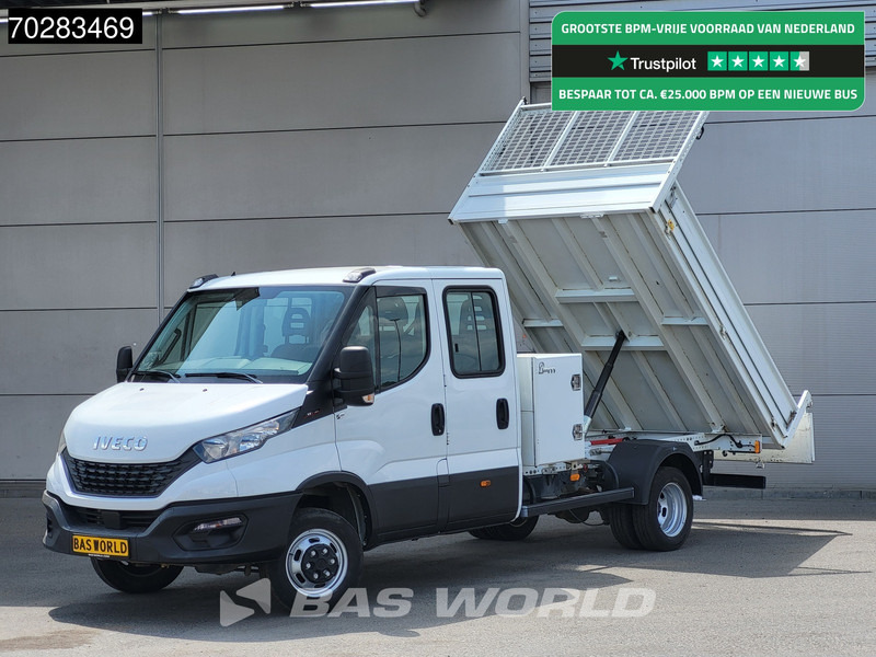 Iveco Daily 35C16 Kipper met Kist Dubbel Cabine Dubbellucht 3,5t Trekhaak Navi Airco Cruise Camera Euro6 Kieper Tipper Benne 2m3 Airco Trekh - Комби кипер: слика 1 Iveco Daily 35C16 Kipper met Kist Dubbel Cabine Dubbellucht 3,5t Trekhaak Navi Airco Cruise Camera Euro6 Kieper Tipper Benne 2m3 Airco Trekh - Комби кипер: слика 1