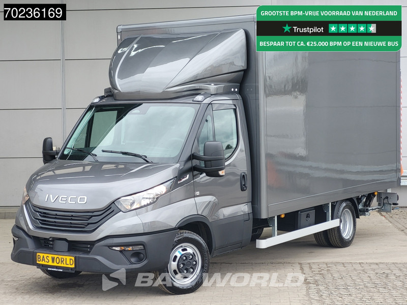 Iveco Daily 35C18 2025 MODEL Automaat 1000kg Laadklep ACC Navi Airco Zijdeur Bakwagen Meubelbak Koffer 21m3 Airco - Комбе фургон: слика 1 Iveco Daily 35C18 2025 MODEL Automaat 1000kg Laadklep ACC Navi Airco Zijdeur Bakwagen Meubelbak Koffer 21m3 Airco - Комбе фургон: слика 1
