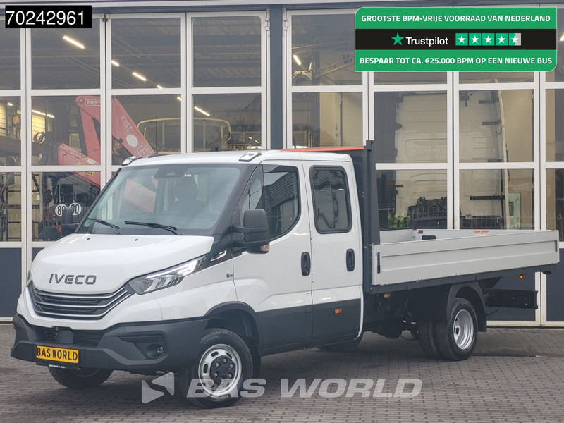 Iveco Daily 35C18 3.0L Automaat 180PK 2025-model Dubbel Cabine Open laadbak Navi ACC LED 3,5T Trekvermogen Euro6 Pritsche Pickup Airco Dubbe - Комбе со отворен сандак: слика 1 Iveco Daily 35C18 3.0L Automaat 180PK 2025-model Dubbel Cabine Open laadbak Navi ACC LED 3,5T Trekvermogen Euro6 Pritsche Pickup Airco Dubbe - Комбе со отворен сандак: слика 1