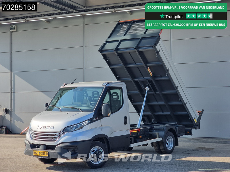 Iveco Daily 35C21 3.0L 210PK Automaat Open Laadbak 2025 ACC Airco CarPlay Pritsche Pickup Open Box Airco - Комбе со отворен сандак: слика 1 Iveco Daily 35C21 3.0L 210PK Automaat Open Laadbak 2025 ACC Airco CarPlay Pritsche Pickup Open Box Airco - Комбе со отворен сандак: слика 1