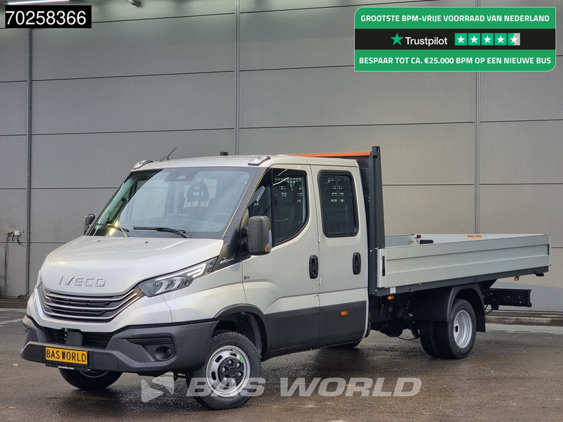Iveco Daily 35C21 3.0L Automaat 2025model Open laadbak Dubbel Cabine CarPlay ACC LED 3,5T Trekvermogen Pritsche Pickup Airco Dubbel cabine - Комбе со отворен сандак: слика 1 Iveco Daily 35C21 3.0L Automaat 2025model Open laadbak Dubbel Cabine CarPlay ACC LED 3,5T Trekvermogen Pritsche Pickup Airco Dubbel cabine - Комбе со отворен сандак: слика 1