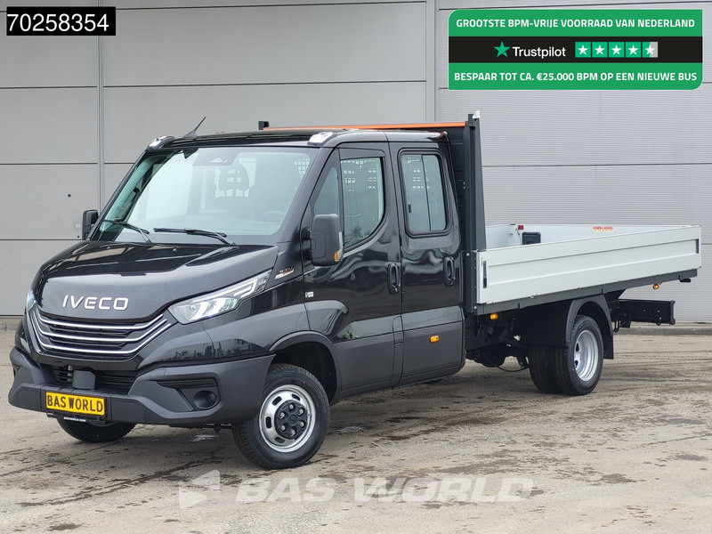 Iveco Daily 35C21 3.0L Automaat 210PK 2025-Model Open laadbak Dubbel Cabine Dubbellucht CarPlay ACC LED 3,5T Trekvermogen Euro6 Pritsche Pic - Комбе со отворен сандак: слика 1 Iveco Daily 35C21 3.0L Automaat 210PK 2025-Model Open laadbak Dubbel Cabine Dubbellucht CarPlay ACC LED 3,5T Trekvermogen Euro6 Pritsche Pic - Комбе со отворен сандак: слика 1