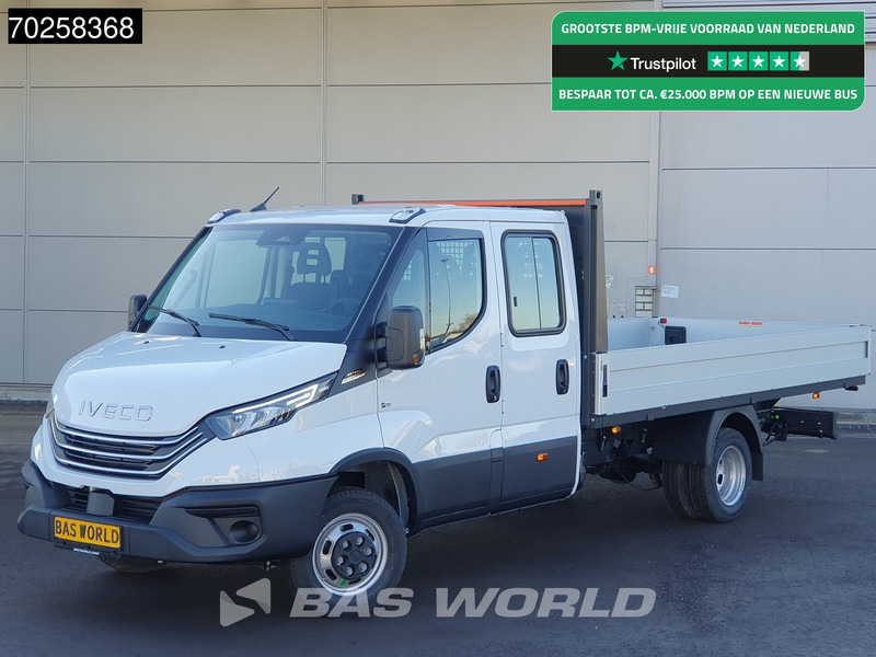 Iveco Daily 35C21 3.0L Automaat 210PK 2025-Model Open laadbak Dubbel Cabine Dubbellucht CarPlay ACC LED 3,5T Trekvermogen Euro6 Pritsche Pic - Комбе со отворен сандак: слика 1 Iveco Daily 35C21 3.0L Automaat 210PK 2025-Model Open laadbak Dubbel Cabine Dubbellucht CarPlay ACC LED 3,5T Trekvermogen Euro6 Pritsche Pic - Комбе со отворен сандак: слика 1