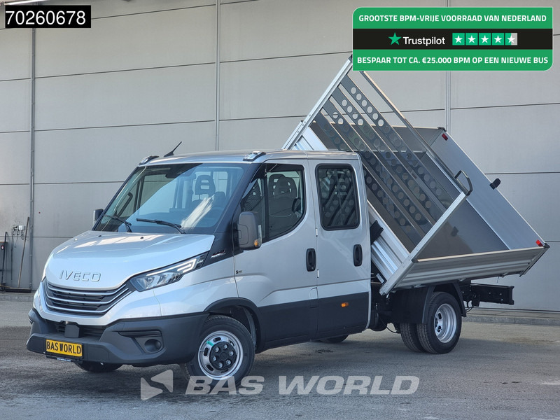 Iveco Daily 35C21 3 zijdige Kipper Dubbel Cabine 210PK 3.0L Dubbellucht Airco Cruise LED Camera Tipper Benne Kieper 2m3 Airco - Комби кипер: слика 1 Iveco Daily 35C21 3 zijdige Kipper Dubbel Cabine 210PK 3.0L Dubbellucht Airco Cruise LED Camera Tipper Benne Kieper 2m3 Airco - Комби кипер: слика 1