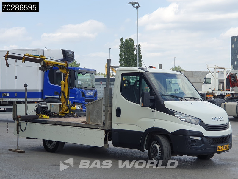 Iveco Daily 35S14 Open Laadbak Kraanwagen Hyva HA15 Euro6 3,5t Trekhaak Crane Kranwagen Pritsche Pickup Open Box Trekhaak - Комбе со отворен сандак: слика 2 Iveco Daily 35S14 Open Laadbak Kraanwagen Hyva HA15 Euro6 3,5t Trekhaak Crane Kranwagen Pritsche Pickup Open Box Trekhaak - Комбе со отворен сандак: слика 2