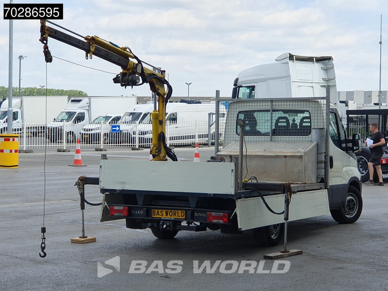 Iveco Daily 35S14 Open Laadbak Kraanwagen Hyva HA15 Euro6 3,5t Trekhaak Crane Kranwagen Pritsche Pickup Open Box Trekhaak - Комбе со отворен сандак: слика 3 Iveco Daily 35S14 Open Laadbak Kraanwagen Hyva HA15 Euro6 3,5t Trekhaak Crane Kranwagen Pritsche Pickup Open Box Trekhaak - Комбе со отворен сандак: слика 3