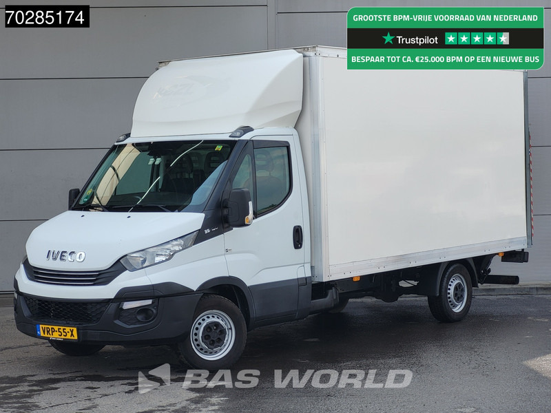 Iveco Daily 35S16 Automaat Laadklep Bakwagen 160PK Airco Cruise Euro6 Meubelbak Koffer 19m3 Airco Cruise control - Комбе фургон: слика 1 Iveco Daily 35S16 Automaat Laadklep Bakwagen 160PK Airco Cruise Euro6 Meubelbak Koffer 19m3 Airco Cruise control - Комбе фургон: слика 1
