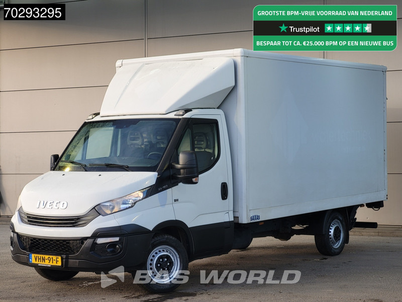 Iveco Daily 35S16 Laadklep 3,5t Trekhaak Bakwagen Airco Euro6 Meubelbak Koffer 19m3 Airco Trekhaak - Комбе фургон: слика 1 Iveco Daily 35S16 Laadklep 3,5t Trekhaak Bakwagen Airco Euro6 Meubelbak Koffer 19m3 Airco Trekhaak - Комбе фургон: слика 1