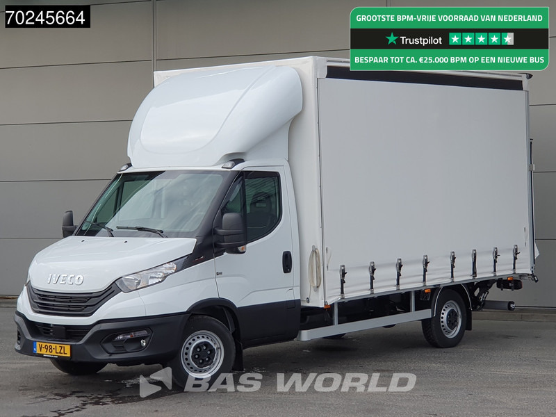 Iveco Daily 35S18 3.0L Laadklep 180PK Schuifzeilen Airco Cruise Bakwagen Euro6 Meubelbak Zeilenwagen Schuifzeil Plane 22m3 Airco Cruise cont - Комбе со церада: слика 1 Iveco Daily 35S18 3.0L Laadklep 180PK Schuifzeilen Airco Cruise Bakwagen Euro6 Meubelbak Zeilenwagen Schuifzeil Plane 22m3 Airco Cruise cont - Комбе со церада: слика 1