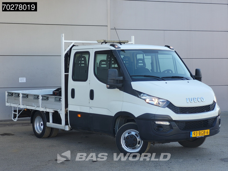 Iveco Daily 50C17 3.0L Automaat DC Open laadbak Kraan Hiab 017T-2 Airco APK 10-2025 Pickup Crane Kraanwagen Pritsche Airco Dubbel cabine - Комбе со отворен сандак: слика 3 Iveco Daily 50C17 3.0L Automaat DC Open laadbak Kraan Hiab 017T-2 Airco APK 10-2025 Pickup Crane Kraanwagen Pritsche Airco Dubbel cabine - Комбе со отворен сандак: слика 3