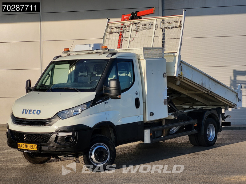 Iveco Daily 70C18 3.0L Driezijdige Kipper 500KG Kraan Kraanwagen Open Laadbak 3,5t Trekhaak Airco Cruise Euro6 Kraan Crane Kranwagen Kipper - Комби кипер: слика 2 Iveco Daily 70C18 3.0L Driezijdige Kipper 500KG Kraan Kraanwagen Open Laadbak 3,5t Trekhaak Airco Cruise Euro6 Kraan Crane Kranwagen Kipper - Комби кипер: слика 2