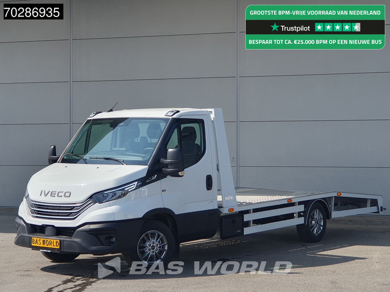Iveco Daily 35S18 3.0L Autotransporter Automaat 3,5t Trekhaak Navi ACC LED Airco Lier Euro6 Oprijwagen Cartransporter Trekhaak - Комбе: слика 1 Iveco Daily 35S18 3.0L Autotransporter Automaat 3,5t Trekhaak Navi ACC LED Airco Lier Euro6 Oprijwagen Cartransporter Trekhaak - Комбе: слика 1