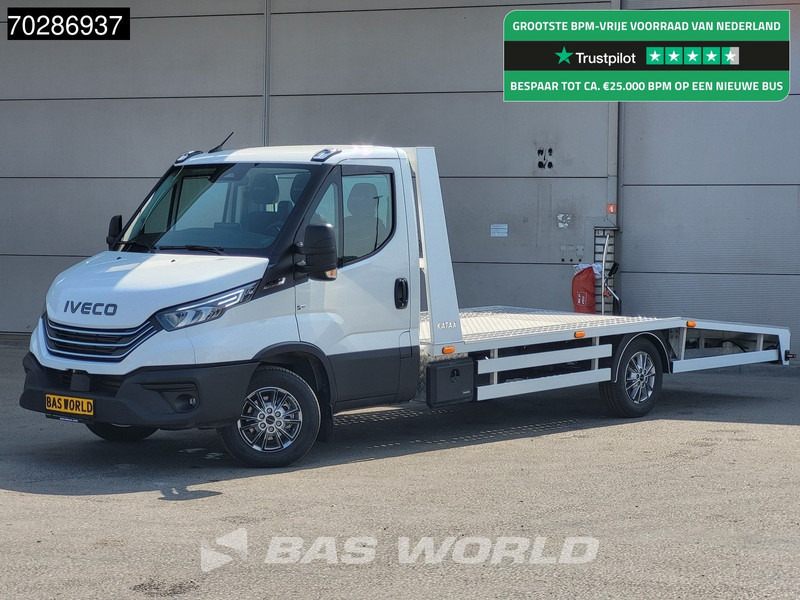 Iveco Daily 35S18 Automaat Autotransporter 3,5t Trekhaak Navi Airco LED ACC Euro6 Oprijwagen Cartransporter Trekhaak - Комбе: слика 1 Iveco Daily 35S18 Automaat Autotransporter 3,5t Trekhaak Navi Airco LED ACC Euro6 Oprijwagen Cartransporter Trekhaak - Комбе: слика 1