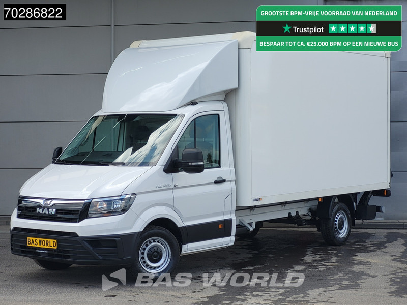 MAN TGE 3.140 Automaat Bakwagen Laadklep Airco Cruise Camera Euro6 Meubelbak Koffer 20m3 Airco Cruise control - Комбе фургон: слика 1 MAN TGE 3.140 Automaat Bakwagen Laadklep Airco Cruise Camera Euro6 Meubelbak Koffer 20m3 Airco Cruise control - Комбе фургон: слика 1