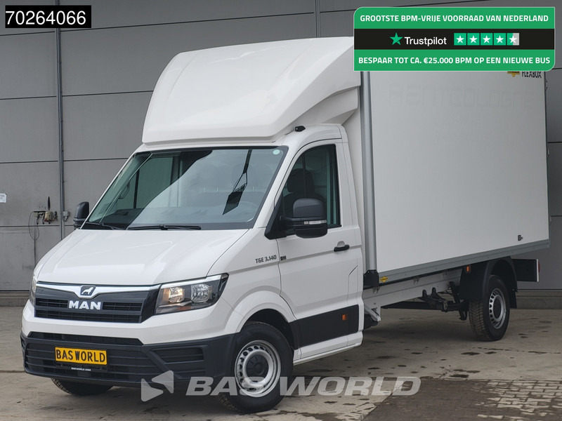 MAN TGE 3.140 Bakwagen met achterdeuren Nieuw!! Airco Meubelbak Koffer 17m3 Airco - Комбе фургон: слика 1 MAN TGE 3.140 Bakwagen met achterdeuren Nieuw!! Airco Meubelbak Koffer 17m3 Airco - Комбе фургон: слика 1
