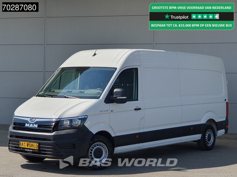 MAN TGE 3.140 L4H3 Trekhaak Airco Cruise Camera Parkeersensoren Euro6 L3H2 15m3 Airco Trekhaak Cruise control - Товарно комбе: слика 1 MAN TGE 3.140 L4H3 Trekhaak Airco Cruise Camera Parkeersensoren Euro6 L3H2 15m3 Airco Trekhaak Cruise control - Товарно комбе: слика 1