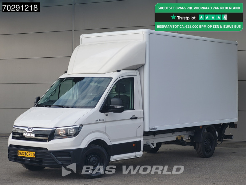 MAN TGE 3.140 Laadklep Automaat Bakwagen Airco Cruise Camera Euro6 Meubelbak Koffer 20m3 Airco Cruise control - Комбе фургон: слика 1 MAN TGE 3.140 Laadklep Automaat Bakwagen Airco Cruise Camera Euro6 Meubelbak Koffer 20m3 Airco Cruise control - Комбе фургон: слика 1