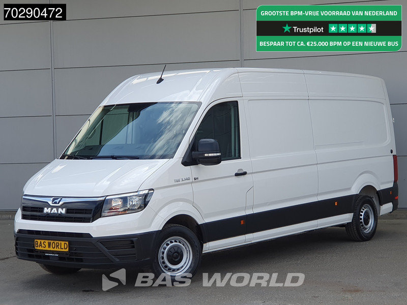 MAN TGE 3.180 COMING SOON! Automaat 180PK L4H3 Airco Cruise Camera Parkeersensoren Euro6 L3H2 15m3 Airco - Товарно комбе: слика 1 MAN TGE 3.180 COMING SOON! Automaat 180PK L4H3 Airco Cruise Camera Parkeersensoren Euro6 L3H2 15m3 Airco - Товарно комбе: слика 1