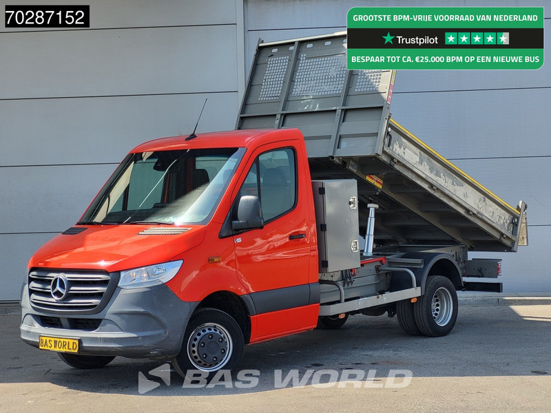 Mercedes-Benz Sprinter 514 CDI Kipper met Kist Dubbellucht 3,5t Trekhaak Airco Cruise Euro6 Tipper Benne Kieper 2m3 Airco Trekhaak Cruise control - Комби кипер: слика 1 Mercedes-Benz Sprinter 514 CDI Kipper met Kist Dubbellucht 3,5t Trekhaak Airco Cruise Euro6 Tipper Benne Kieper 2m3 Airco Trekhaak Cruise control - Комби кипер: слика 1