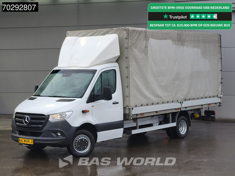Mercedes-Benz Sprinter 519 CDI 3.0L V6 Automaat 484cm Dubbellucht Huif Bakwagen 190PK Airco Cruise Euro6 Meubelbak Koffer Airco Cruise control - Комбе со церада: слика 1 Mercedes-Benz Sprinter 519 CDI 3.0L V6 Automaat 484cm Dubbellucht Huif Bakwagen 190PK Airco Cruise Euro6 Meubelbak Koffer Airco Cruise control - Комбе со церада: слика 1