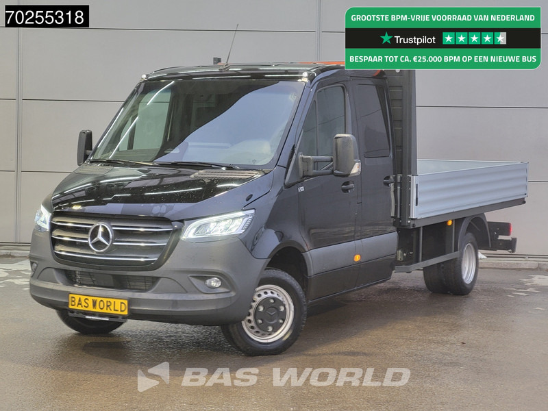 Mercedes-Benz Sprinter 519 CDI Automaat Open Laadbak Dubbel Cabine 3.5t trekhaak LED Navi Camera ACC Pickup Pritsche Airco Dubbel cabine Trekhaak Cruis - Комбе со отворен сандак: слика 1 Mercedes-Benz Sprinter 519 CDI Automaat Open Laadbak Dubbel Cabine 3.5t trekhaak LED Navi Camera ACC Pickup Pritsche Airco Dubbel cabine Trekhaak Cruis - Комбе со отворен сандак: слика 1