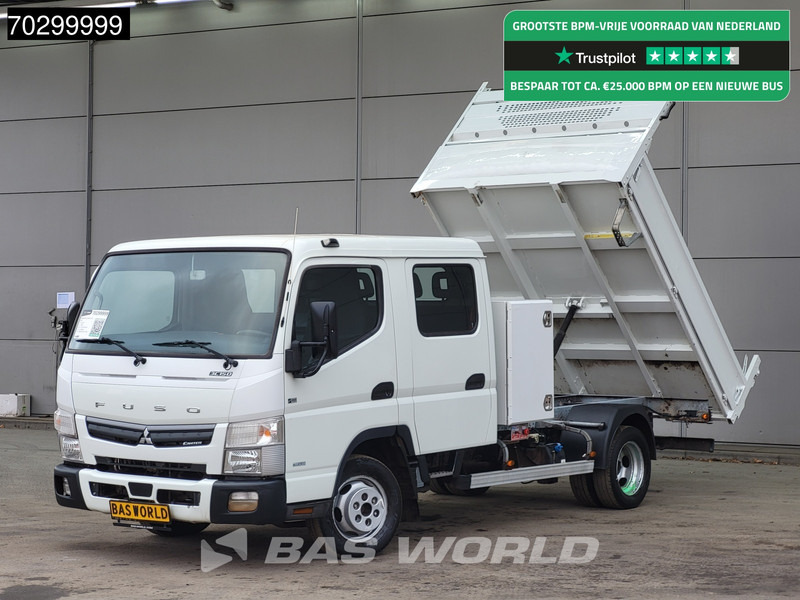 Mitsubishi Canter 3C15 3.0L Kipper met Kist Dubbel Cabine Dubbellucht 3,5t Trekhaak 150PK Airco Euro6 Tipper Benne Kieper Airco Trekhaak - Комби кипер: слика 1 Mitsubishi Canter 3C15 3.0L Kipper met Kist Dubbel Cabine Dubbellucht 3,5t Trekhaak 150PK Airco Euro6 Tipper Benne Kieper Airco Trekhaak - Комби кипер: слика 1