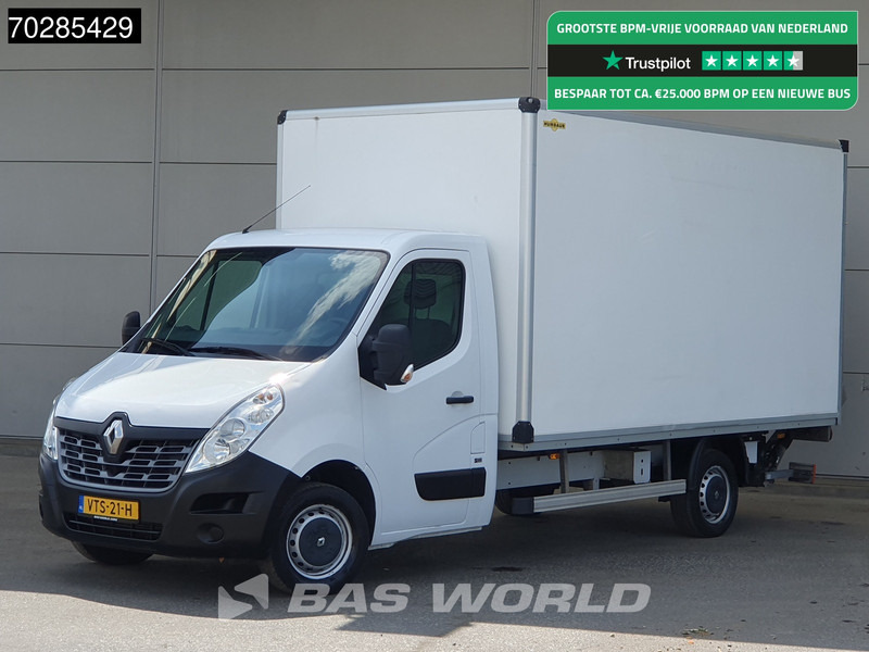 Renault Master 130pk Laadklep Bakwagen Airco Euro6 Meubelbak Koffer 21m3 Airco - Комбе фургон: слика 1 Renault Master 130pk Laadklep Bakwagen Airco Euro6 Meubelbak Koffer 21m3 Airco - Комбе фургон: слика 1