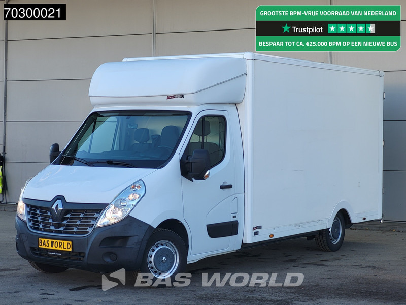Renault Master 130pk Lowliner 422cm Bakwagen Achterdeuren Airco Cruise Euro6 Verkoopwagen Meubelbak Koffer Airco Cruise control - Комбе фургон: слика 1 Renault Master 130pk Lowliner 422cm Bakwagen Achterdeuren Airco Cruise Euro6 Verkoopwagen Meubelbak Koffer Airco Cruise control - Комбе фургон: слика 1