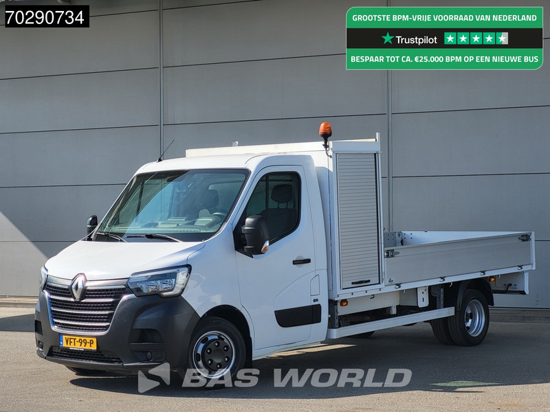 Renault Master 145PK Open Laadbak Dubbellucht 3,5t Trekhaak LED Airco Cruise Standkachel Euro6 Pritsche Pickup Open Box Airco Trekhaak Cruise control - Комбе со отворен сандак: слика 1 Renault Master 145PK Open Laadbak Dubbellucht 3,5t Trekhaak LED Airco Cruise Standkachel Euro6 Pritsche Pickup Open Box Airco Trekhaak Cruise control - Комбе со отворен сандак: слика 1