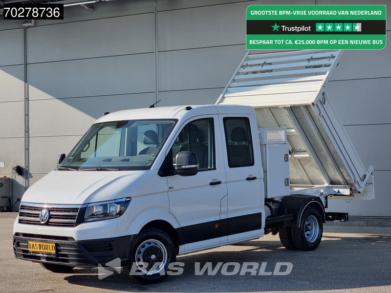 Volkswagen Crafter 177pk Kipper Dubbel Cabine met Kist Dubbellucht 3,5t Trekhaak Navi Airco Cruise Tipper Benne Kieper Airco Dubbel cabine Trekhaak - Комби кипер: слика 1 Volkswagen Crafter 177pk Kipper Dubbel Cabine met Kist Dubbellucht 3,5t Trekhaak Navi Airco Cruise Tipper Benne Kieper Airco Dubbel cabine Trekhaak - Комби кипер: слика 1