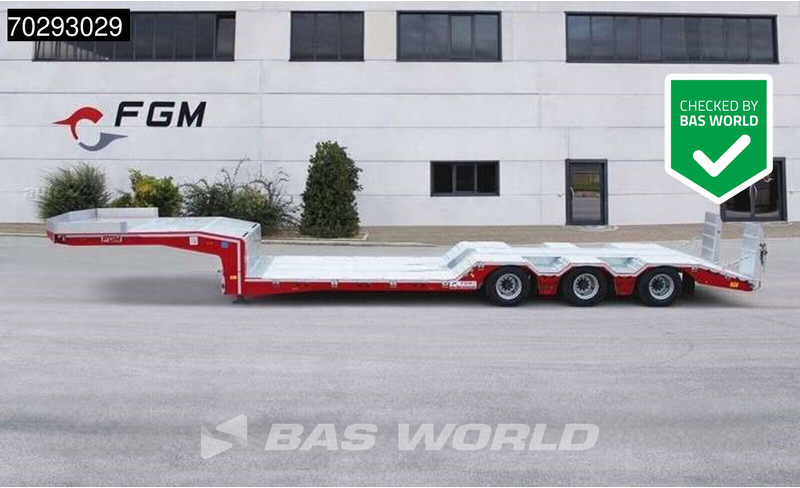 FGM FGM37 lift/steering axle - Полуприколка за низок утовар: слика 1 FGM FGM37 lift/steering axle - Полуприколка за низок утовар: слика 1