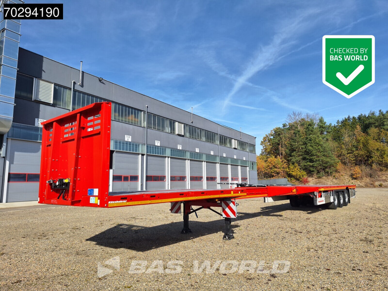 Kässbohrer Extendable (6 900 mm platform extension) 3 axles NEW! 3 axle maxima HD platform - Полуприколка со церада: слика 2 Kässbohrer Extendable (6 900 mm platform extension) 3 axles NEW! 3 axle maxima HD platform - Полуприколка со церада: слика 2