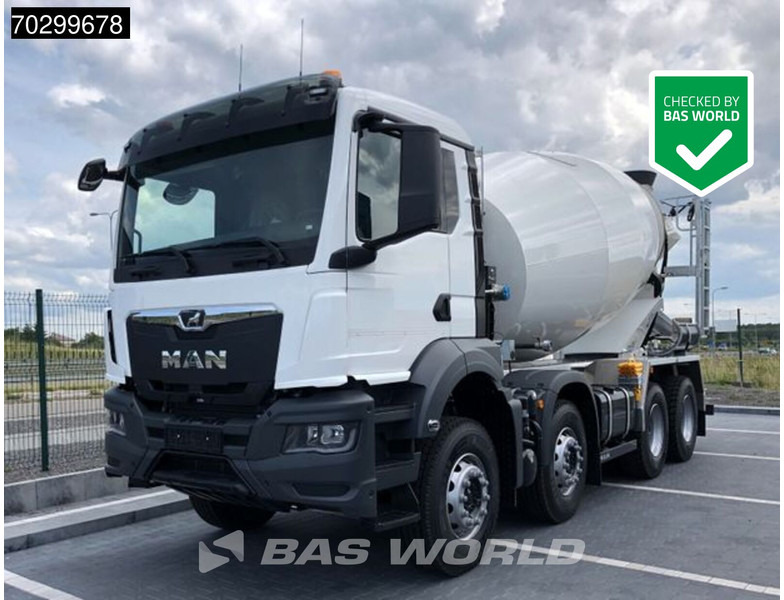 MAN TGS 35.440 8X4 NEW! 10m3 FML mixer Automatic Steel suspension Euro 6 - Камион миксер за бетон: слика 1 MAN TGS 35.440 8X4 NEW! 10m3 FML mixer Automatic Steel suspension Euro 6 - Камион миксер за бетон: слика 1