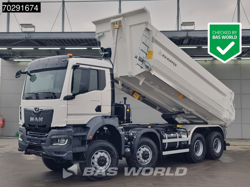 MAN TGS 41.480 8X8 8x8 20m3 KH Kipper tarpaulin Manual Big-axle Steel suspension Euro 6 - Кипер: слика 1 MAN TGS 41.480 8X8 8x8 20m3 KH Kipper tarpaulin Manual Big-axle Steel suspension Euro 6 - Кипер: слика 1
