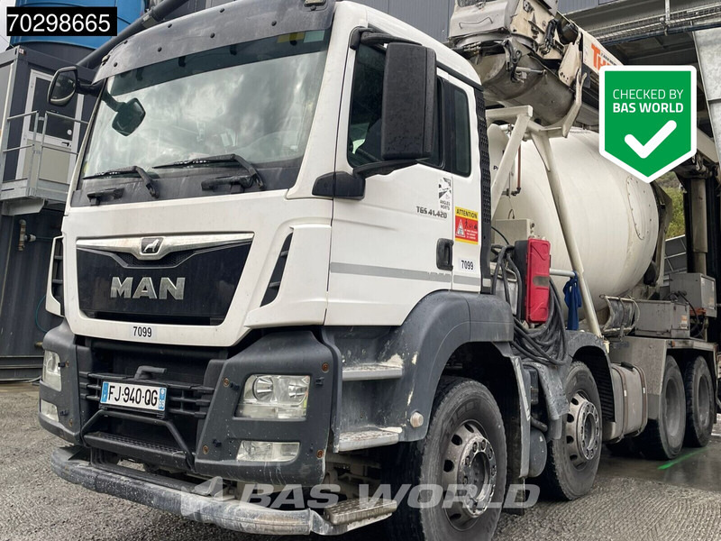 MAN TGS TGS 8X4 8m3 Putzmeister Mixer Big-Axle Steelsuspension Euro 6 - Камион миксер за бетон: слика 1 MAN TGS TGS 8X4 8m3 Putzmeister Mixer Big-Axle Steelsuspension Euro 6 - Камион миксер за бетон: слика 1