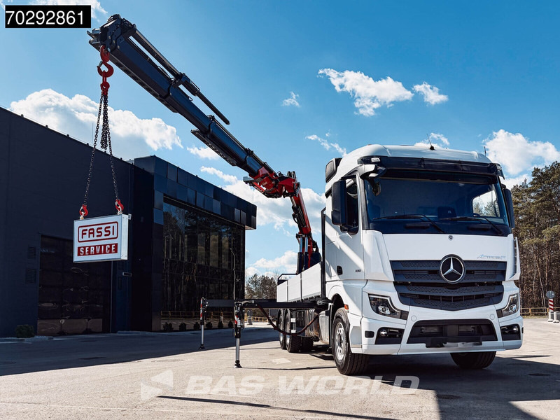Mercedes-Benz Actros 2651 Actros 6X4 Fassi F486 Led Navi Euro 6 - Камион со платформа, Камион со кран: слика 3 Mercedes-Benz Actros 2651 Actros 6X4 Fassi F486 Led Navi Euro 6 - Камион со платформа, Камион со кран: слика 3
