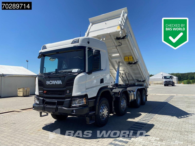 Scania P420 8X4 NEW! 13,5m3 3-way tipper Hardox450 Steel Steelsuspension Euro 6 - Кипер: слика 1 Scania P420 8X4 NEW! 13,5m3 3-way tipper Hardox450 Steel Steelsuspension Euro 6 - Кипер: слика 1