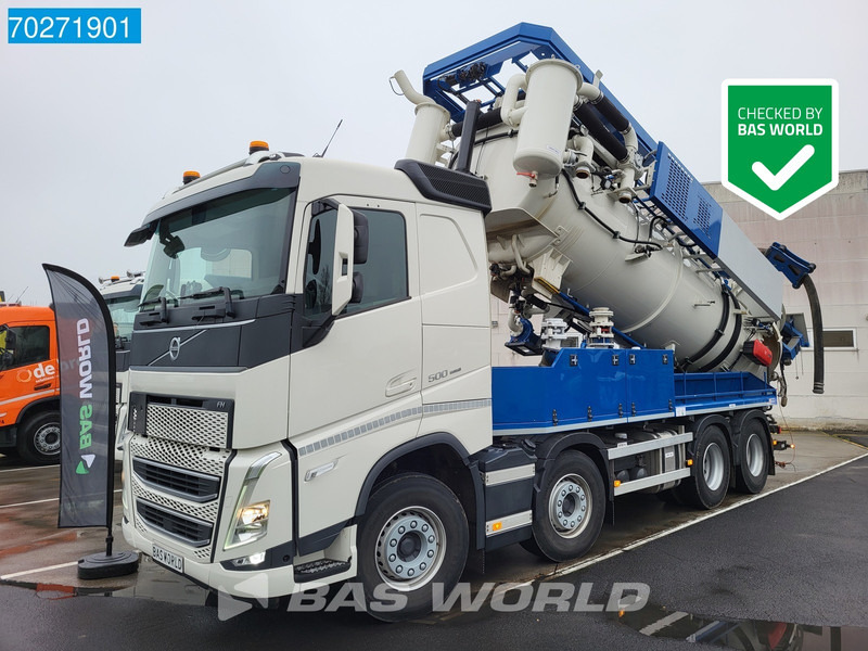 Volvo FH 500 8X4 Vacuum truck Gully Emptier 14.000ltr VEB+ Navi Euro 6 - Вакуумски камион: слика 1 Volvo FH 500 8X4 Vacuum truck Gully Emptier 14.000ltr VEB+ Navi Euro 6 - Вакуумски камион: слика 1