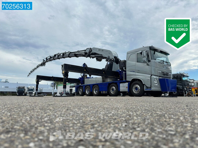 Volvo FH 540 10X4 NEW! Effer 2255 Kran Crane Lift-Lenkachse ACC Navi - Камион со платформа, Камион со кран: слика 2 Volvo FH 540 10X4 NEW! Effer 2255 Kran Crane Lift-Lenkachse ACC Navi - Камион со платформа, Камион со кран: слика 2