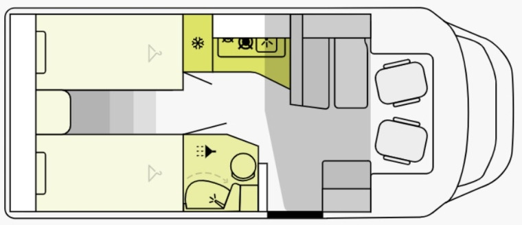 Etrusco T 6.9 SB - Полуинтегриран кампер: слика 1 Etrusco T 6.9 SB - Полуинтегриран кампер: слика 1