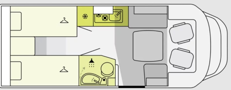 Etrusco T 6.9 SBC - Полуинтегриран кампер: слика 1 Etrusco T 6.9 SBC - Полуинтегриран кампер: слика 1