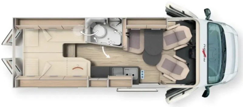Malibu Van First Class two rooms GT Skyview 640 LE RB - Интегриран кампер: слика 1 Malibu Van First Class two rooms GT Skyview 640 LE RB - Интегриран кампер: слика 1