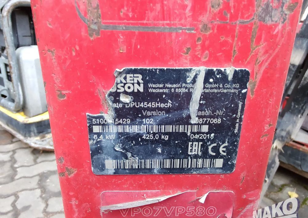 Wacker Neuson DPU4545Hech - Ваљак: слика 4 Wacker Neuson DPU4545Hech - Ваљак: слика 4