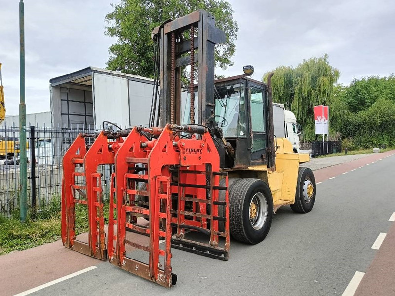 Hyster H 12.00 XL 12 ton heftruck met stenenklem forklift - Дизел вилушкар: слика 3 Hyster H 12.00 XL 12 ton heftruck met stenenklem forklift - Дизел вилушкар: слика 3