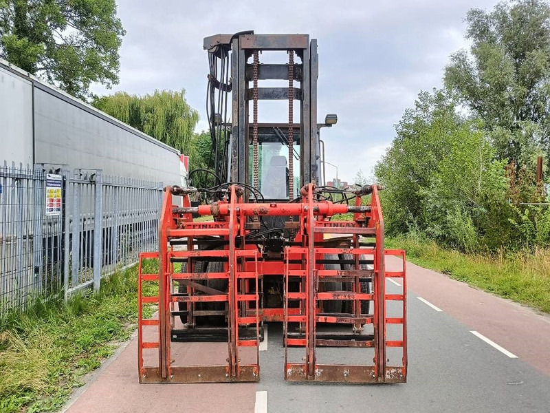 Hyster H 12.00 XL 12 ton heftruck met stenenklem forklift - Дизел вилушкар: слика 4 Hyster H 12.00 XL 12 ton heftruck met stenenklem forklift - Дизел вилушкар: слика 4