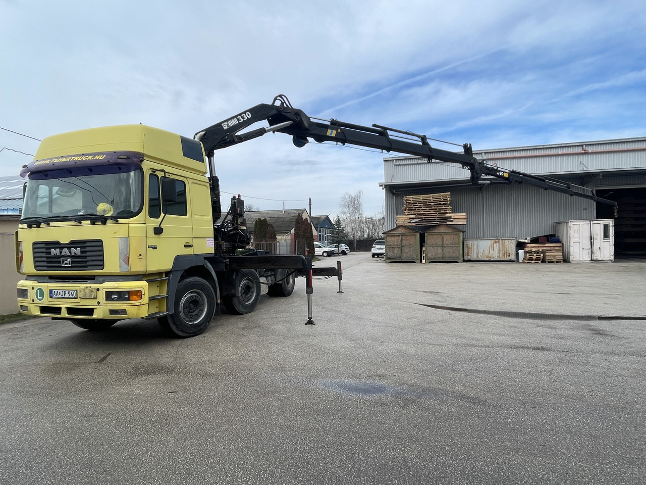 MAN F2000 413 6x2 Manual CRANE Hiab 330+jib 90 21m - Камион влекач: слика 5 MAN F2000 413 6x2 Manual CRANE Hiab 330+jib 90 21m - Камион влекач: слика 5