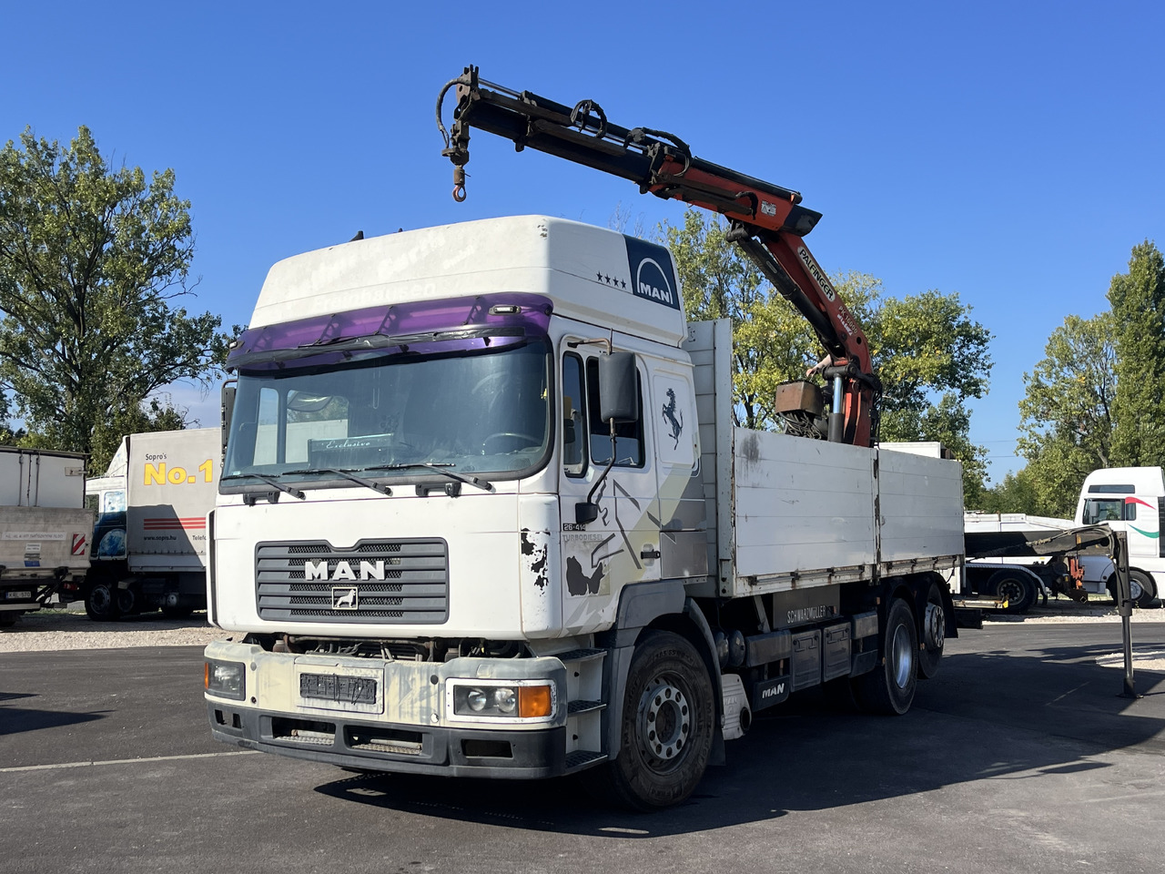 MAN F2000 26.413 Palfinger pk 16000 - Камион со кран: слика 2 MAN F2000 26.413 Palfinger pk 16000 - Камион со кран: слика 2