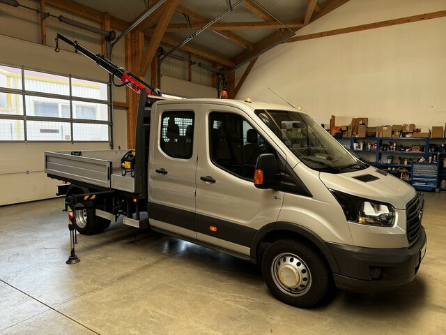 FORD Transit FT 350L Doka TdCI 1.2t Fassi Kran - Комбе со отворен сандак, Комби со двојна кабина: слика 1 FORD Transit FT 350L Doka TdCI 1.2t Fassi Kran - Комбе со отворен сандак, Комби со двојна кабина: слика 1
